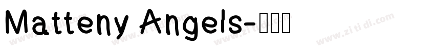 Matteny Angels字体转换